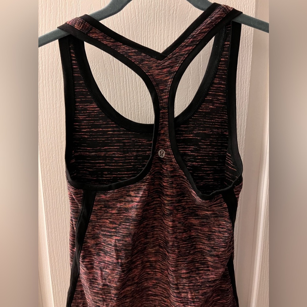 Lululemon Racerback Heathered Tank Size 6